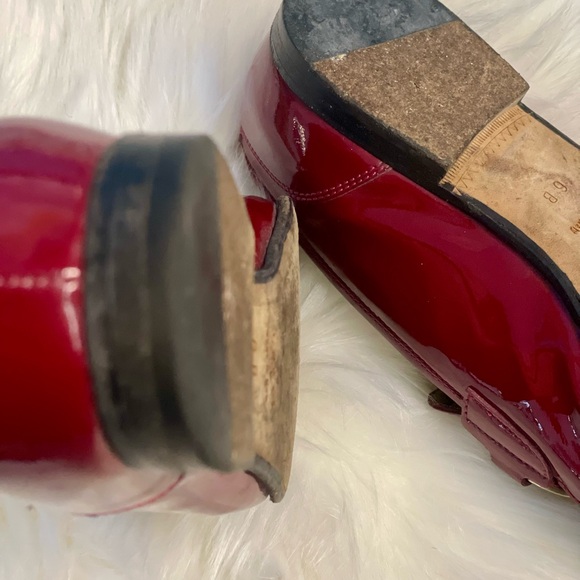 100% Authentic Gucci red patent leather loafer size 6 - Picture 4 of 11